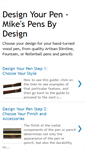 Mobile Screenshot of designyourpen.mikeswoodwork.net